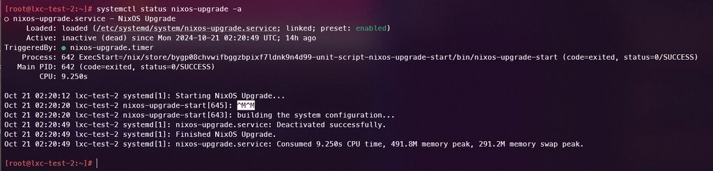 A screenshot of the linux terminal.