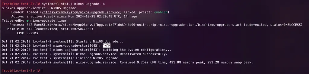 A screenshot of the linux terminal.